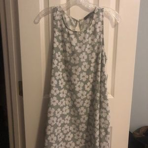 Mia & Tess A-Line Green Daisy Dress
